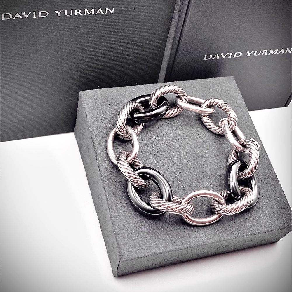 David Yurman Extra Large Oval Link Bracelet, 8.5" - Picture 5 of 16